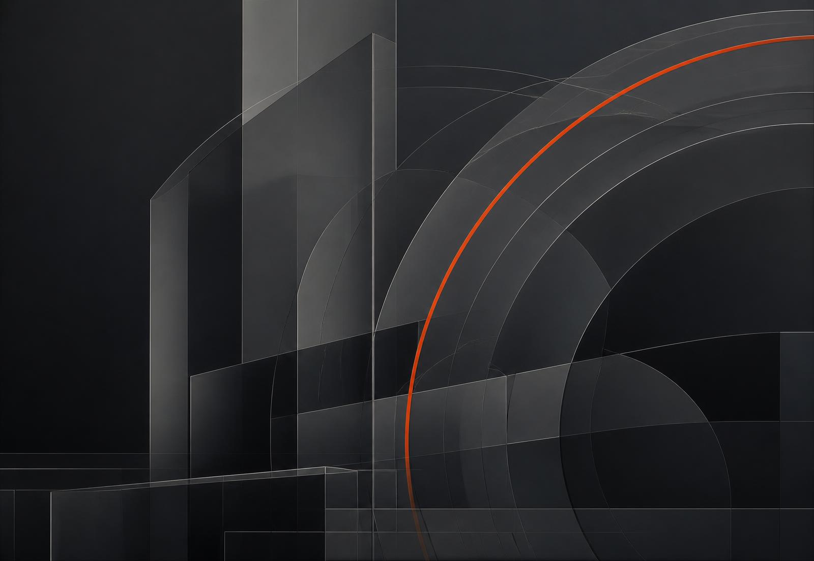 Abstract geometric artwork representing Logicore IT delivery architecture